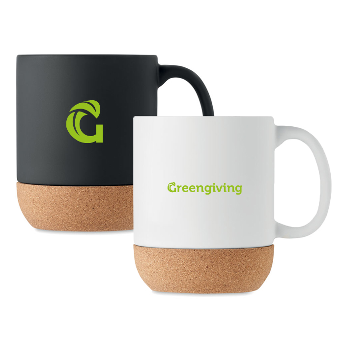 Mug with cork detail | Eco gift